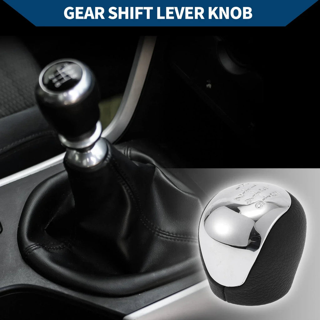 6 Speed Manual Gear Shifter Knob for Hyundai Elantra (2008-2009) Faux Leather