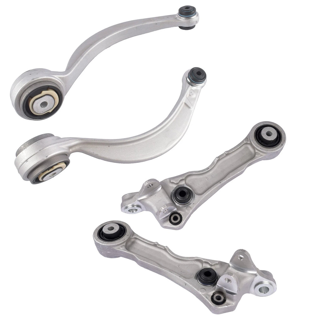 Set of 4 Control Arms Front Lower for Jaguar XJ8 XJR (2004–2009) S-Type (2003–2008)