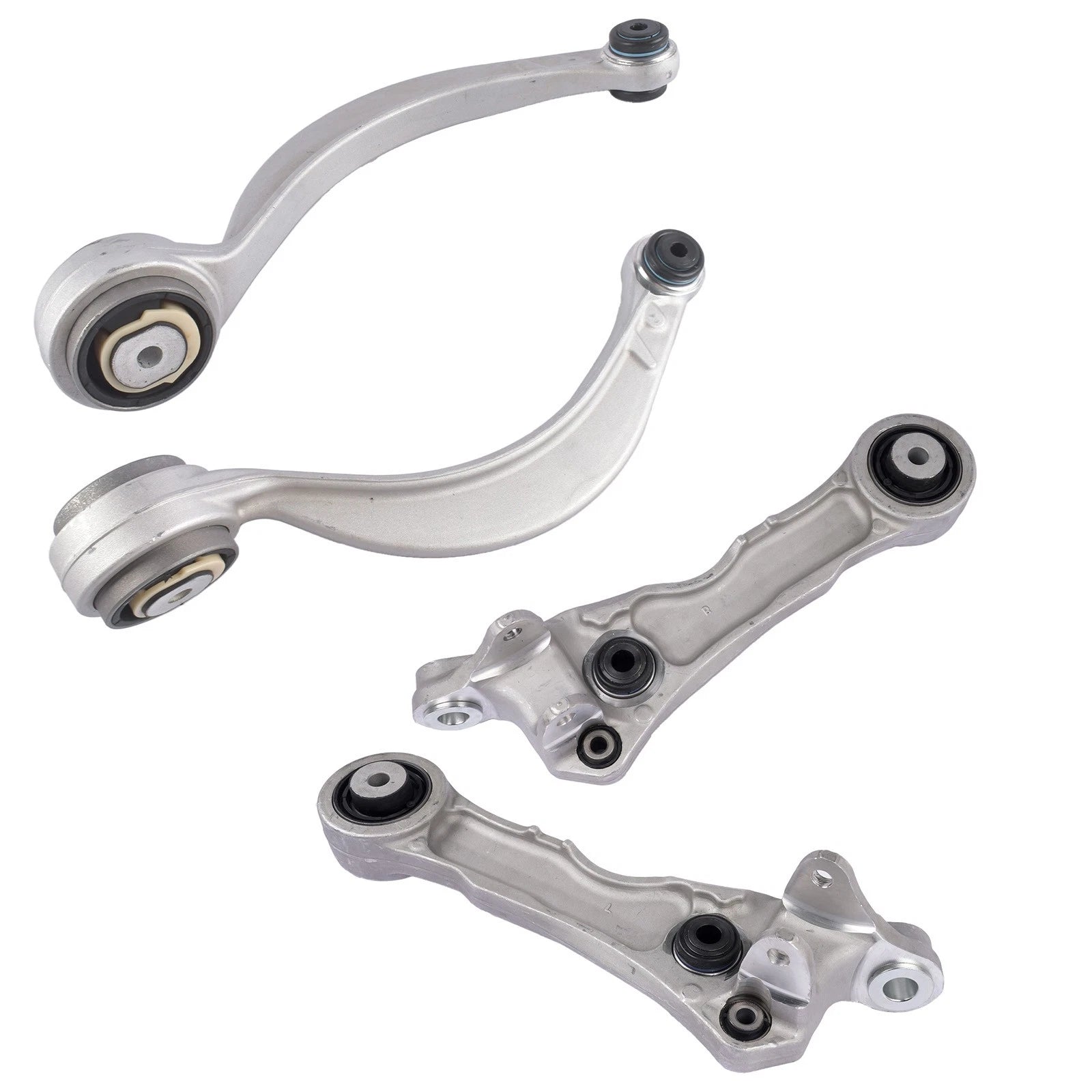 Set of 4 Control Arms Front Lower for Jaguar XJ8 XJR (2004–2009) S-Type (2003–2008)