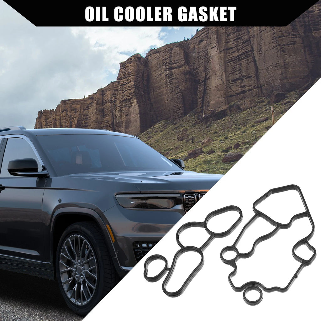 Set of 1 Oil Cooler Gasket for Audi A3 2.0L (2006–2008) 06D117070/06F115441 Rubber