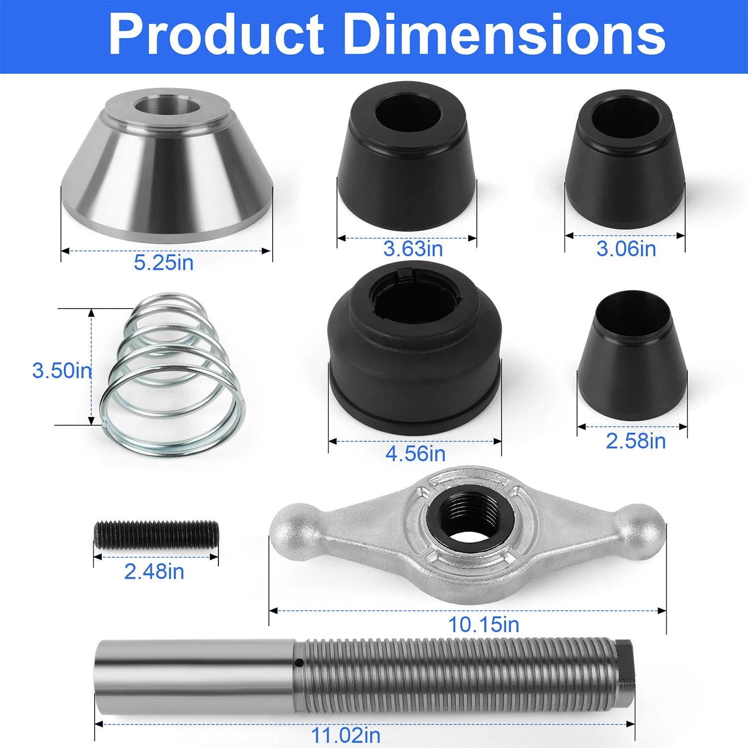 28mm - 40mm Shaft Conversion Kit for Coats Wheel Balancer