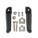 Pair Black Rear Footrests Foot Pegs for Yamaha YZF R1 (1998–2025), R6 (2003–2020)