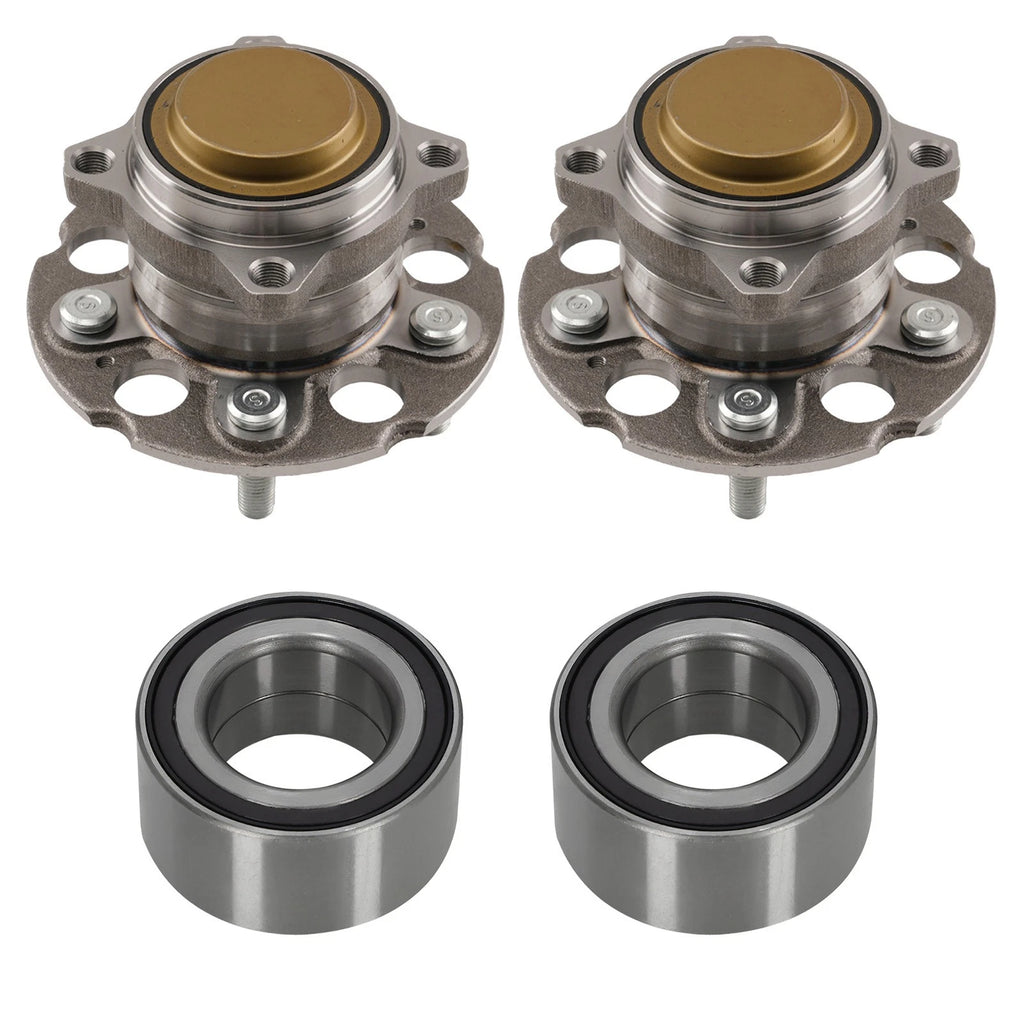 Set of 4 Wheel Bearing Assemblies for Honda CR-V FWD (2012–2016)