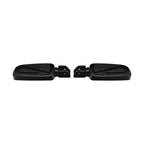 Black Front Rider Footpegs Footrest for Harley Street Bob Low Rider (2018–2024)