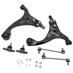 Set of 6 Suspension Control Arms Ball Joints Sway Bars for Hyundai Elantra (2009–2012)