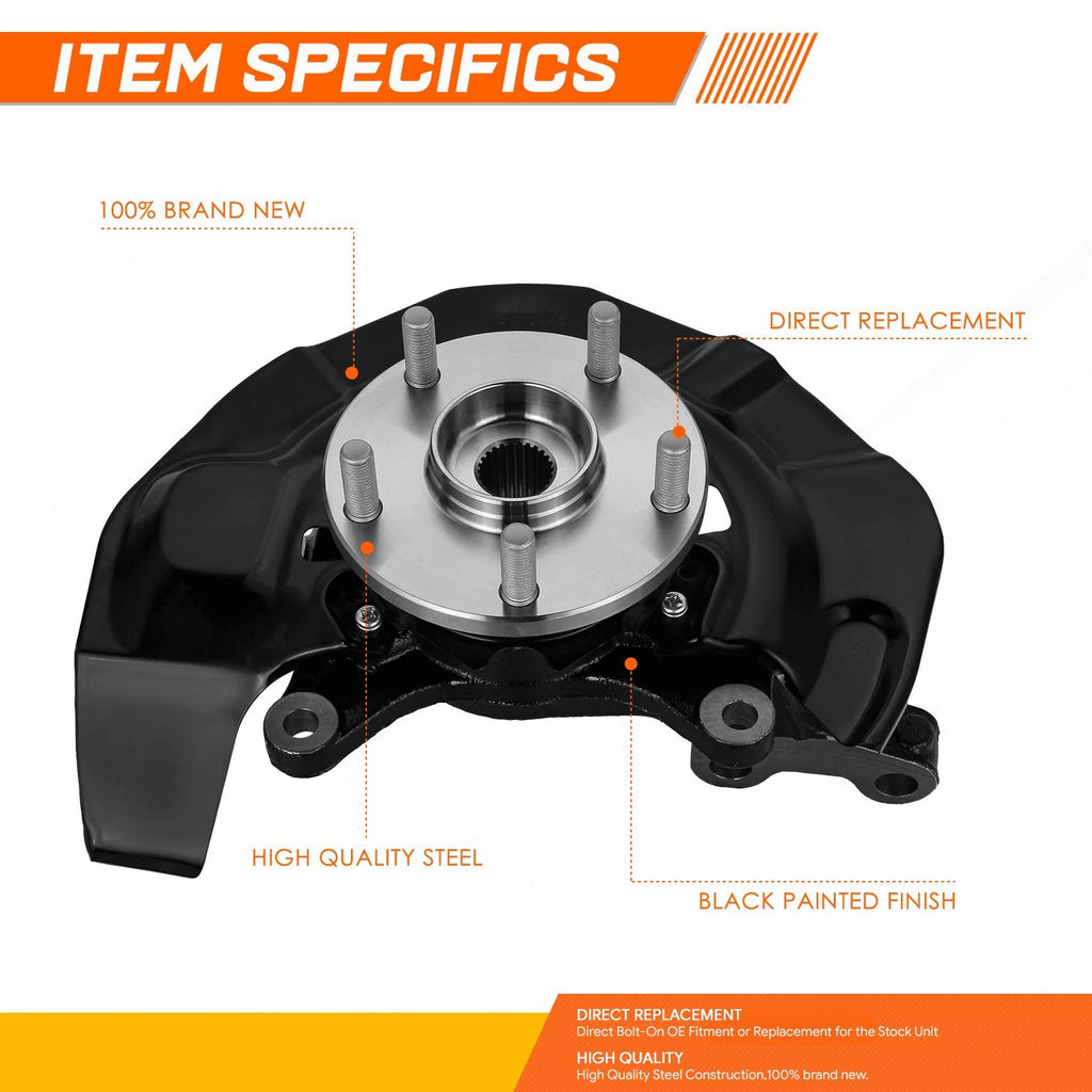 Loaded Knuckle Assembly for Highlander 2.4L/3.3L AWD (2004–2007)