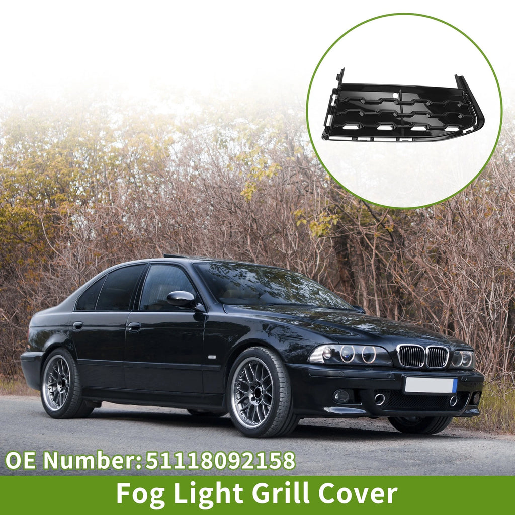 1 Pc Fog Light Grill for BMW 7 Series (2015–2020) No. 51118092158 Black
