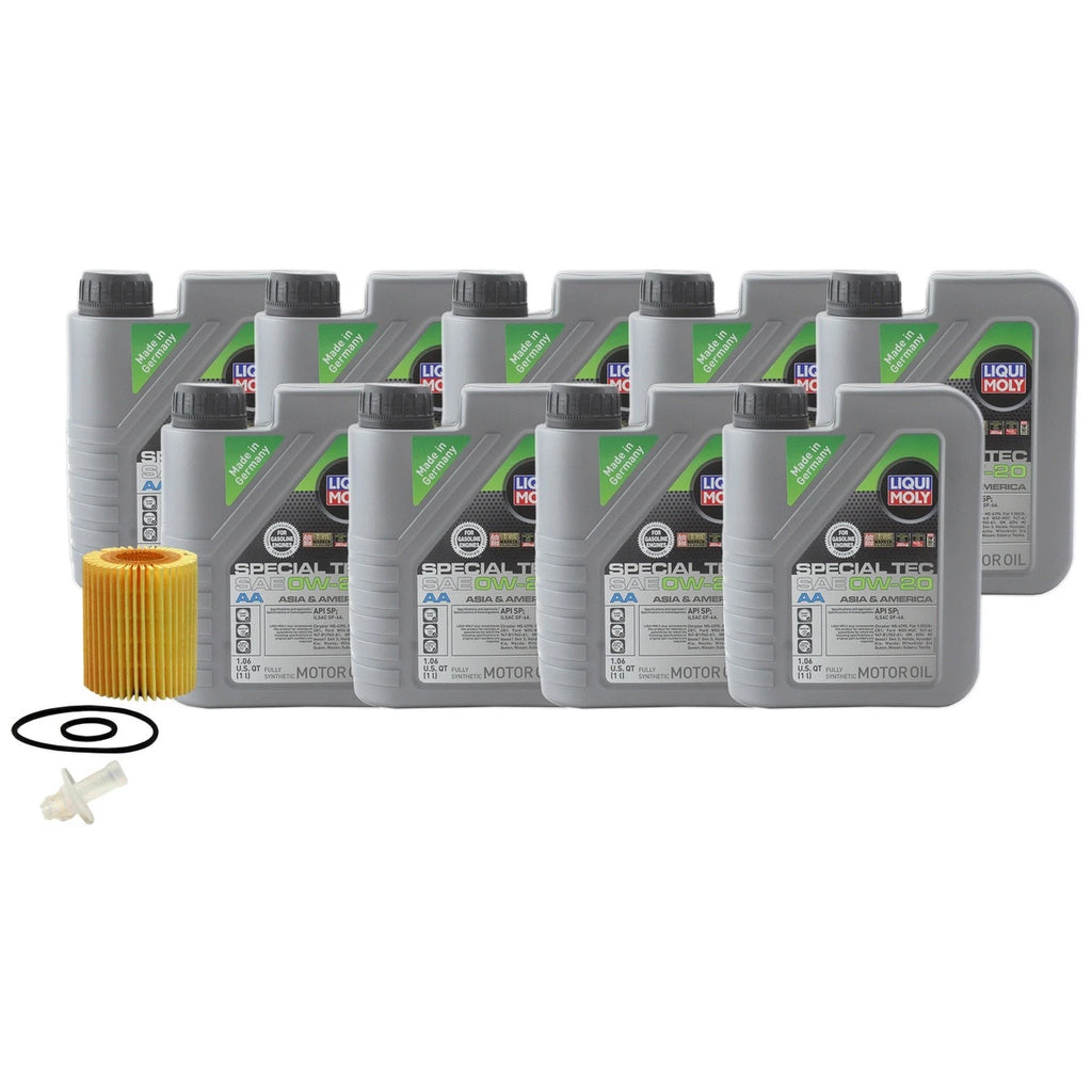 Liqui Moly Special Tec AA 0W-20 Engine Oil Change Kit for GS460 LS460 (2007–2017)