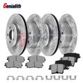 320mm Front & Rear Rotors + Brake Pads for Dodge Charger Challenger Magnum (2006–2023)