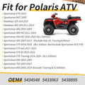 Rear Upper A-Arm Bushing Kit for Polaris Sportsman 400 450 570 6x6 800 (2000–2023)