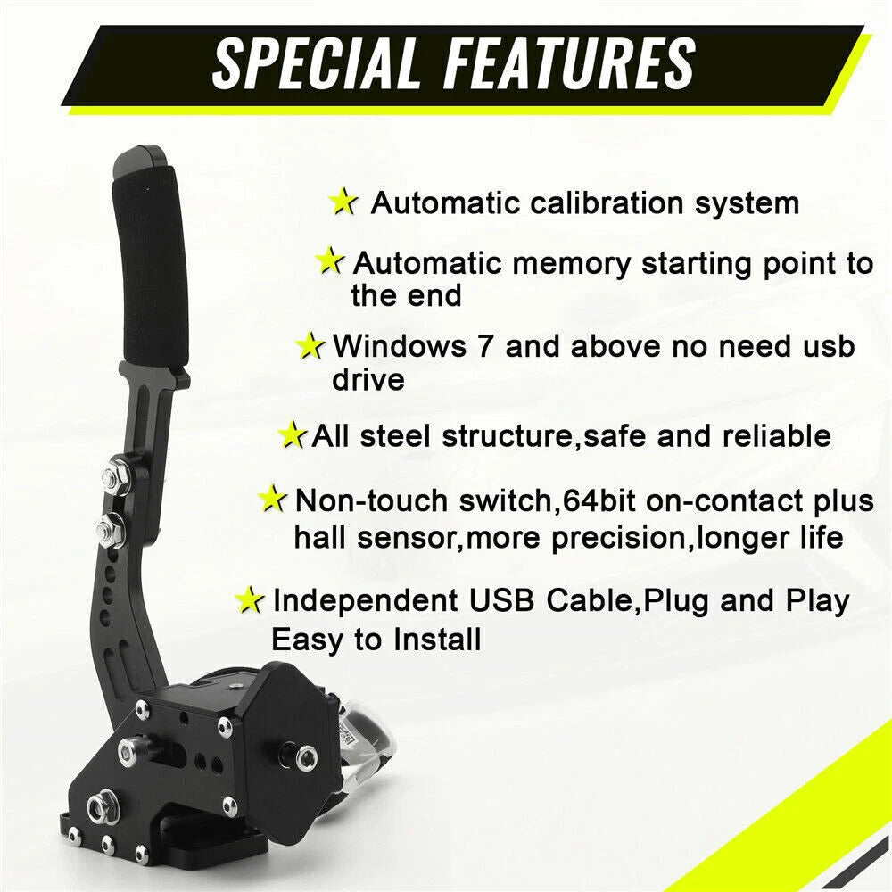 PC USB Handbrake Clamp for T500 G27 G29 Racing Simulators
