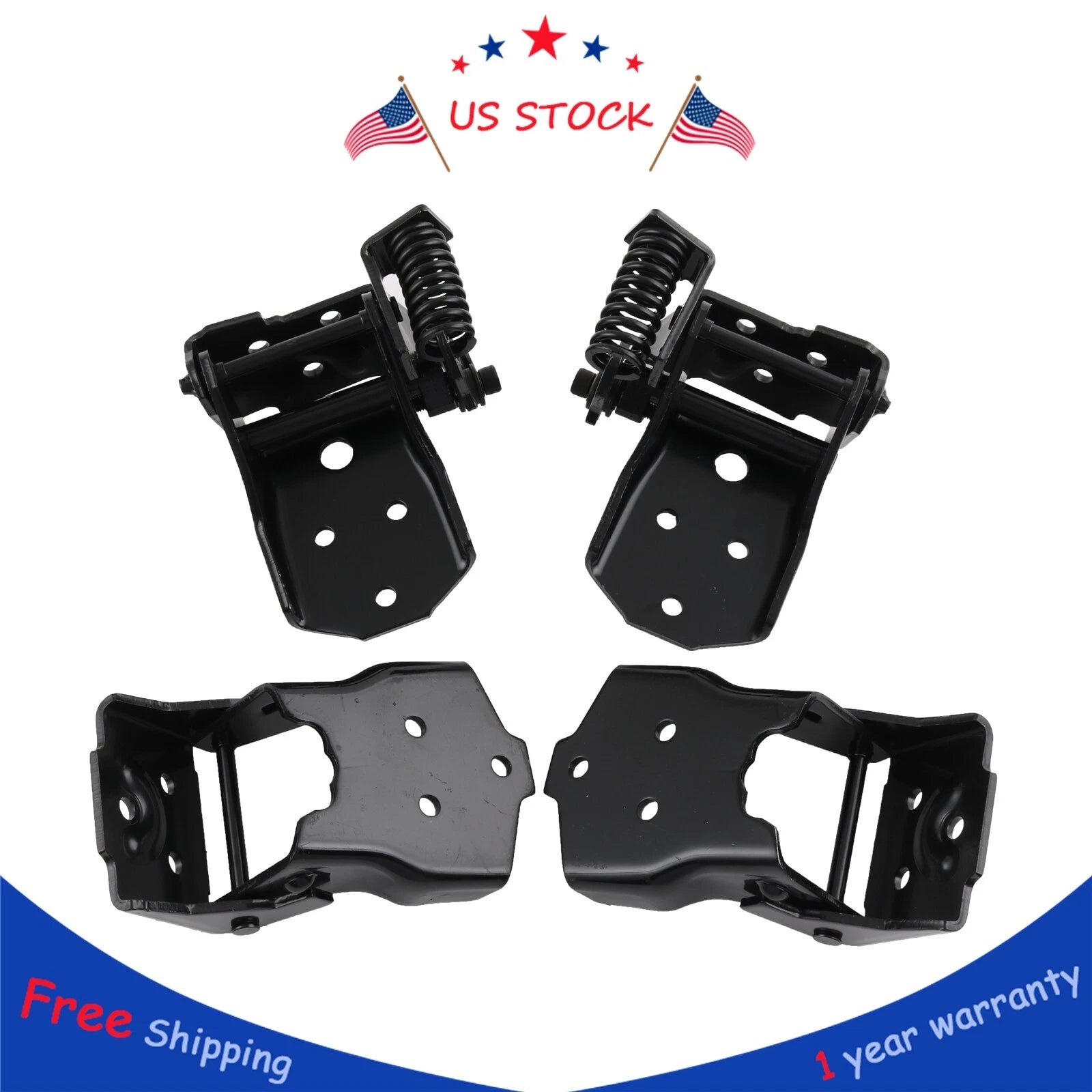 Set of 4 Door Hinges for Camaro Firebird (1970–1981)