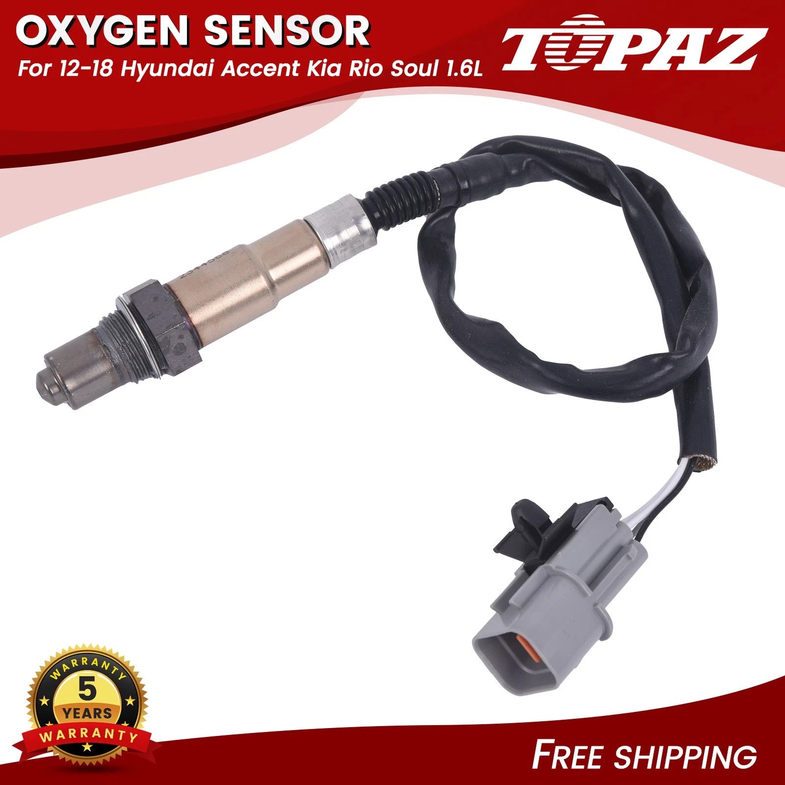 Downstream Oxygen Sensor for Hyundai Accent Kia Rio Soul (2012–2018)