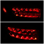 Chrome Red LED Outer Taillight Assembly for Ford Edge (2015–2018)