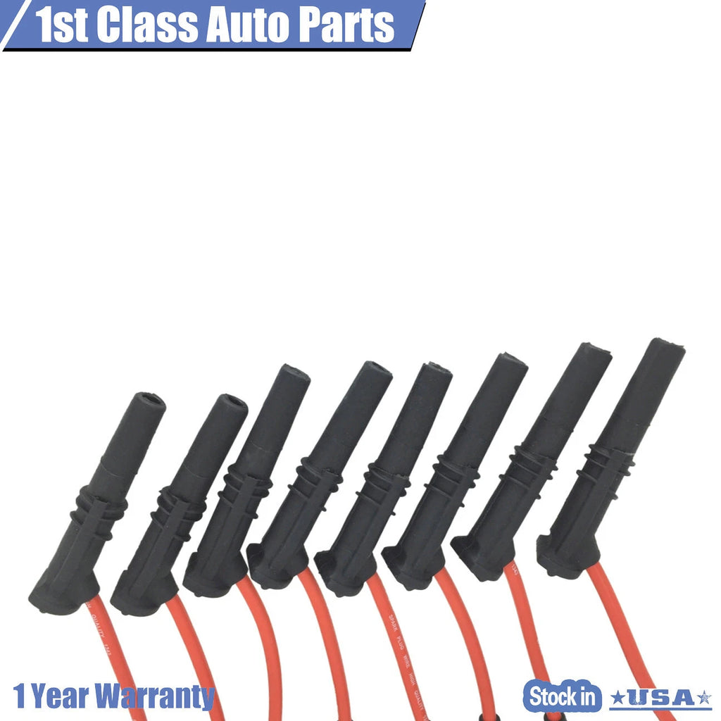 Set of 8 Spark Plug Wires for Chevy LS1 LS2 LS3 (1997–2015)