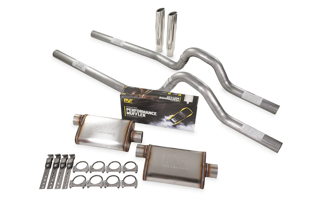 Dual Exhaust Kit 2.5" MagnaFlow Stainless for GM C/K 10 1981–1987