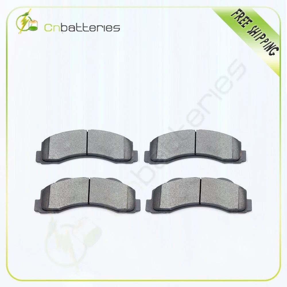 Set of 4 Metallic Front Brake Pads for Ford Expedition F-150 (2010–2019)