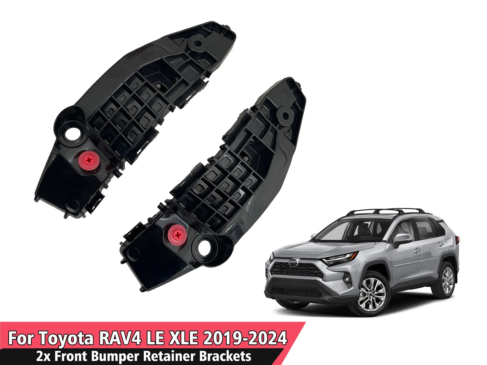 Front Left ABS Plastic Bumper Retainer Bracket for Toyota RAV4 (2019–2024)