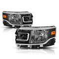Headlight for Ford Flex (2013–2019) OE Direct Replace Black Housing Amber Corner