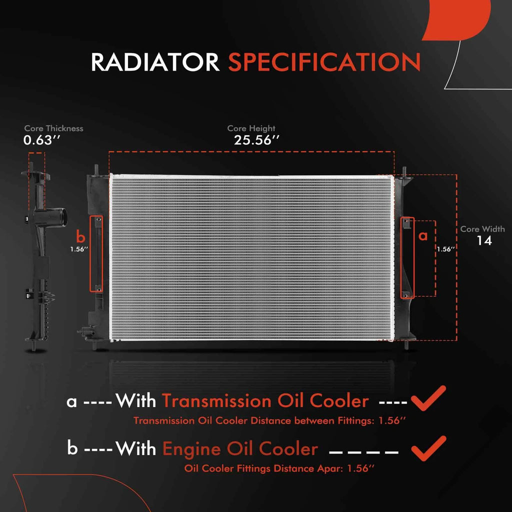 Radiator for Toyota 86, Scion FR-S, Subaru BRZ (2013–2020)