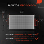 Radiator for Toyota 86, Scion FR-S, Subaru BRZ (2013–2020)