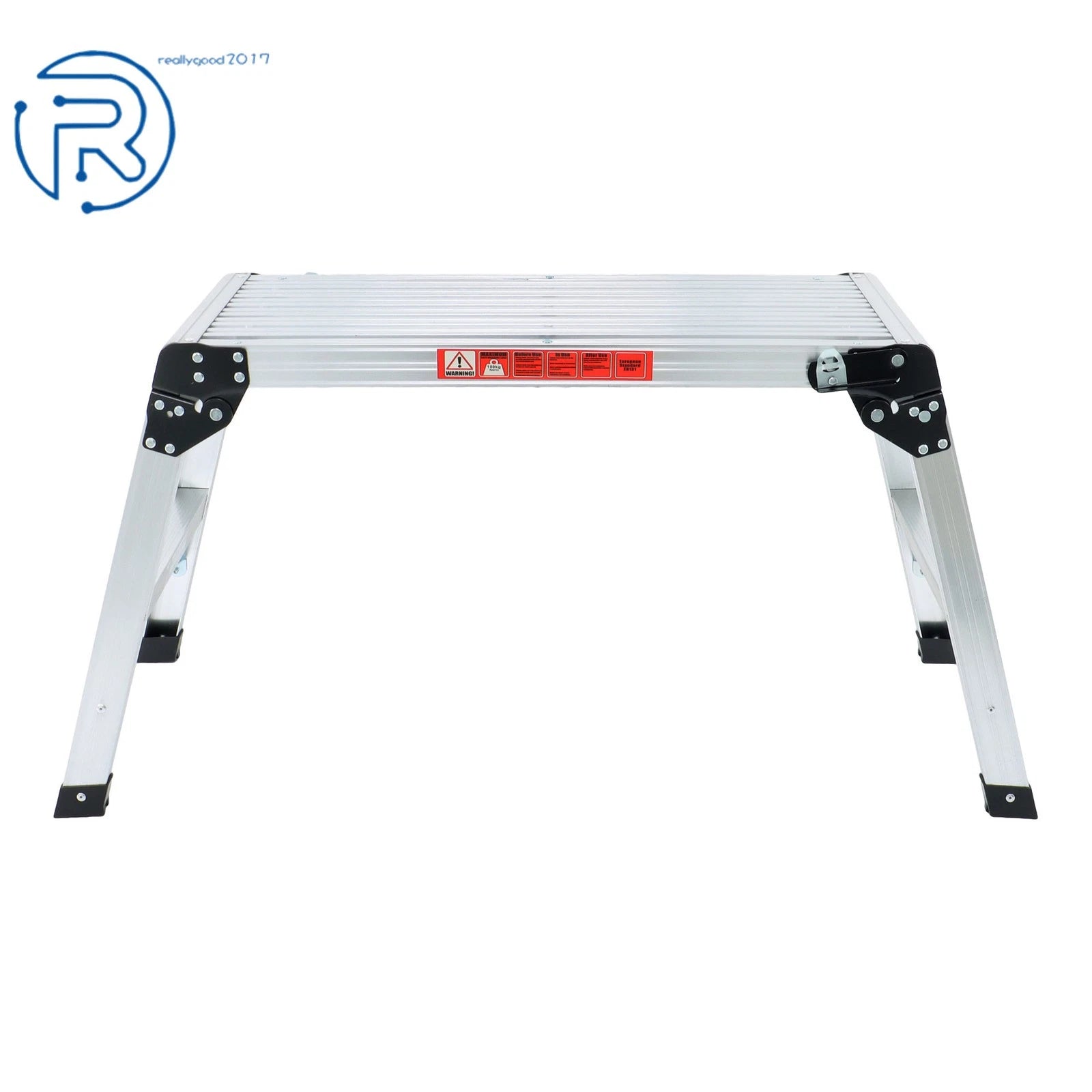 Aluminum Step Ladder for Work Platform (330 LBS Capacity)