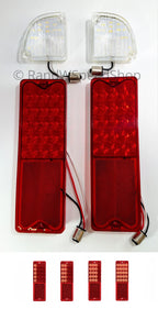LED Reverse Lamp Kit with Sequential Tail Lights for Chevy GMC Fleetide (1967–1972)
