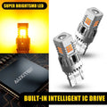 2X Amber 7443 7444 LED Front Turn Signal Blinker Light Bulbs for NA (No Hyper Flash)