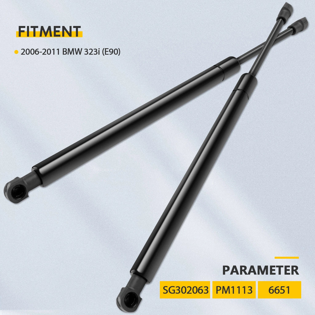 Set of 2 Rear Trunk Lift Supports for BMW 323i 325i 328i 330i Sedan