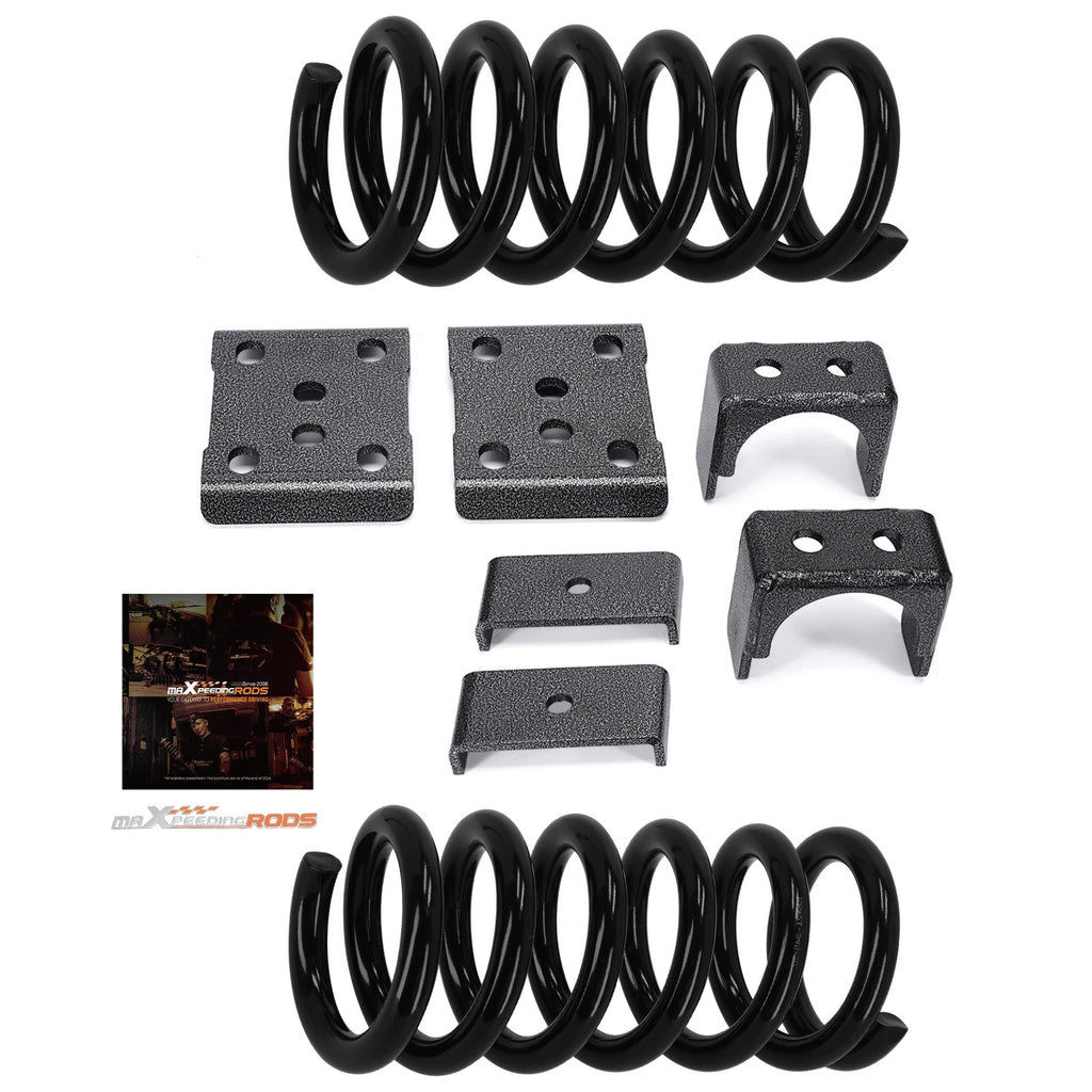 3" Front 6" Rear Lowering Spring Flip for Chevy GMC 1500 (1999–2007)
