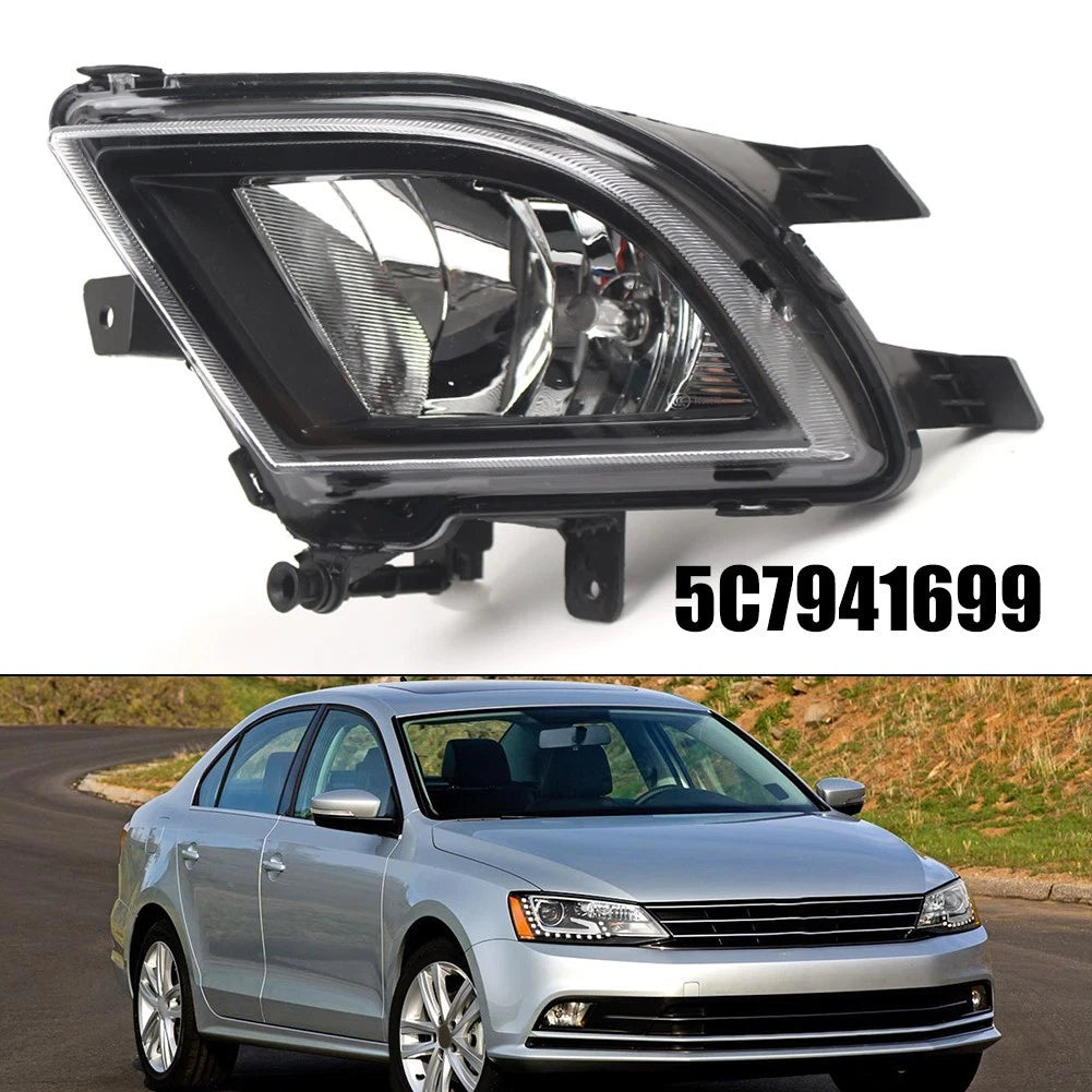 Left Front Bumper Fog Lamp for Jetta MK6 (2015–2018) 12V Halogen