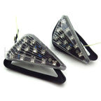Clear Euro LED Flush Mount Turn Signal for Honda Suzuki Kawasaki Yamaha