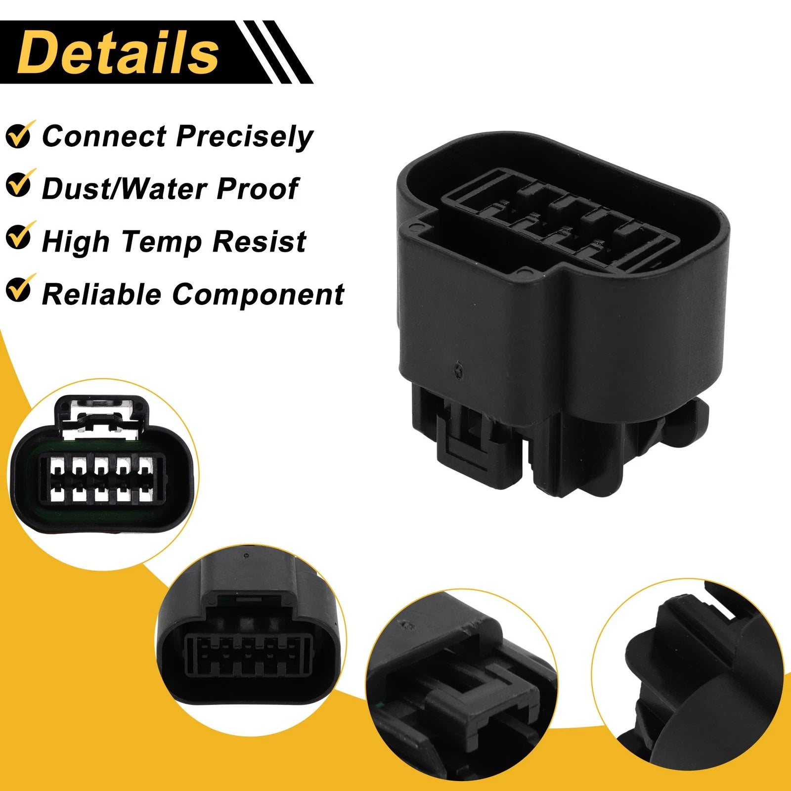 Set of 10 Pins Connector Plug for Buick (No. 15326842)