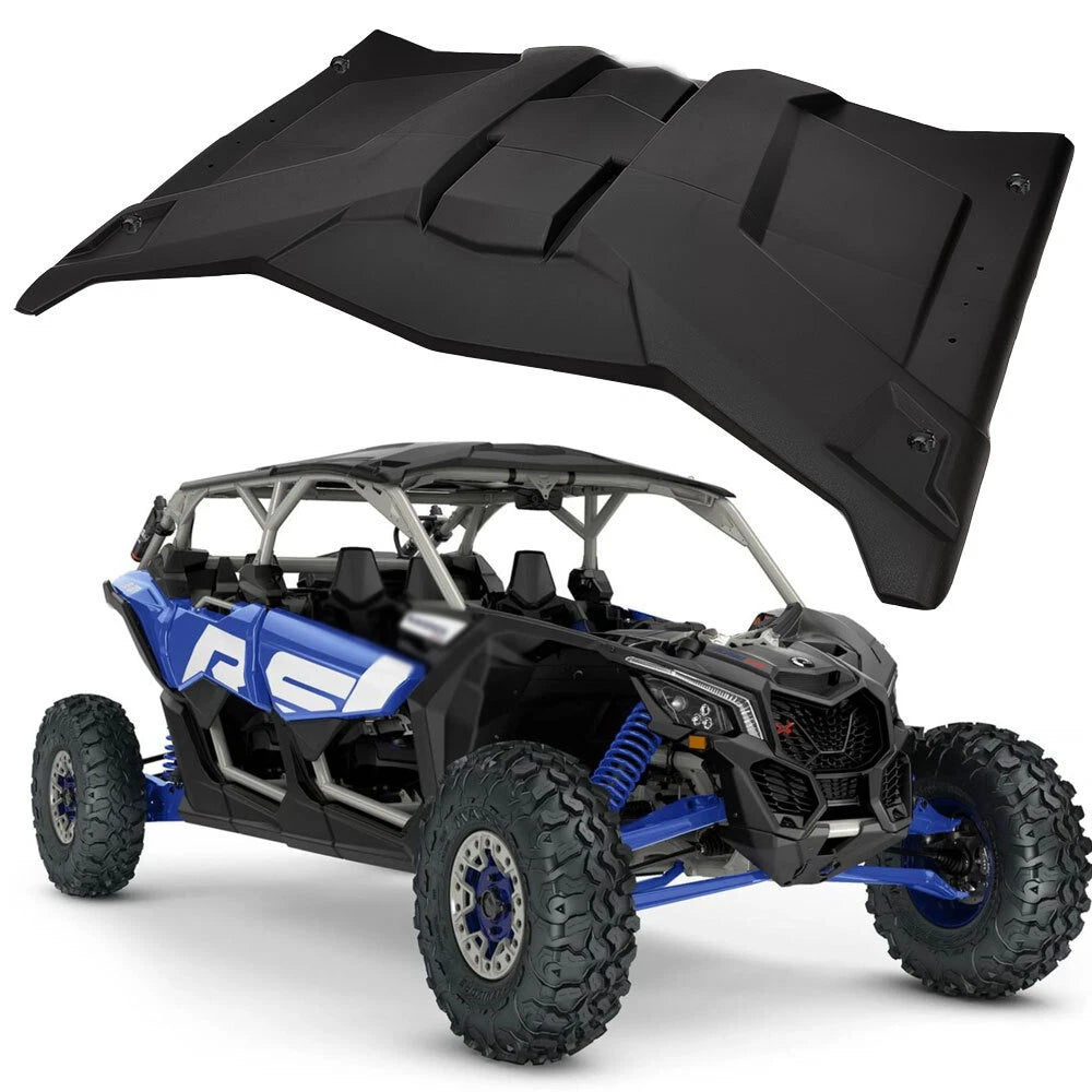 2X Hard Roof Top Sun Visor for Can Am Maverick X3 (2017–2024)