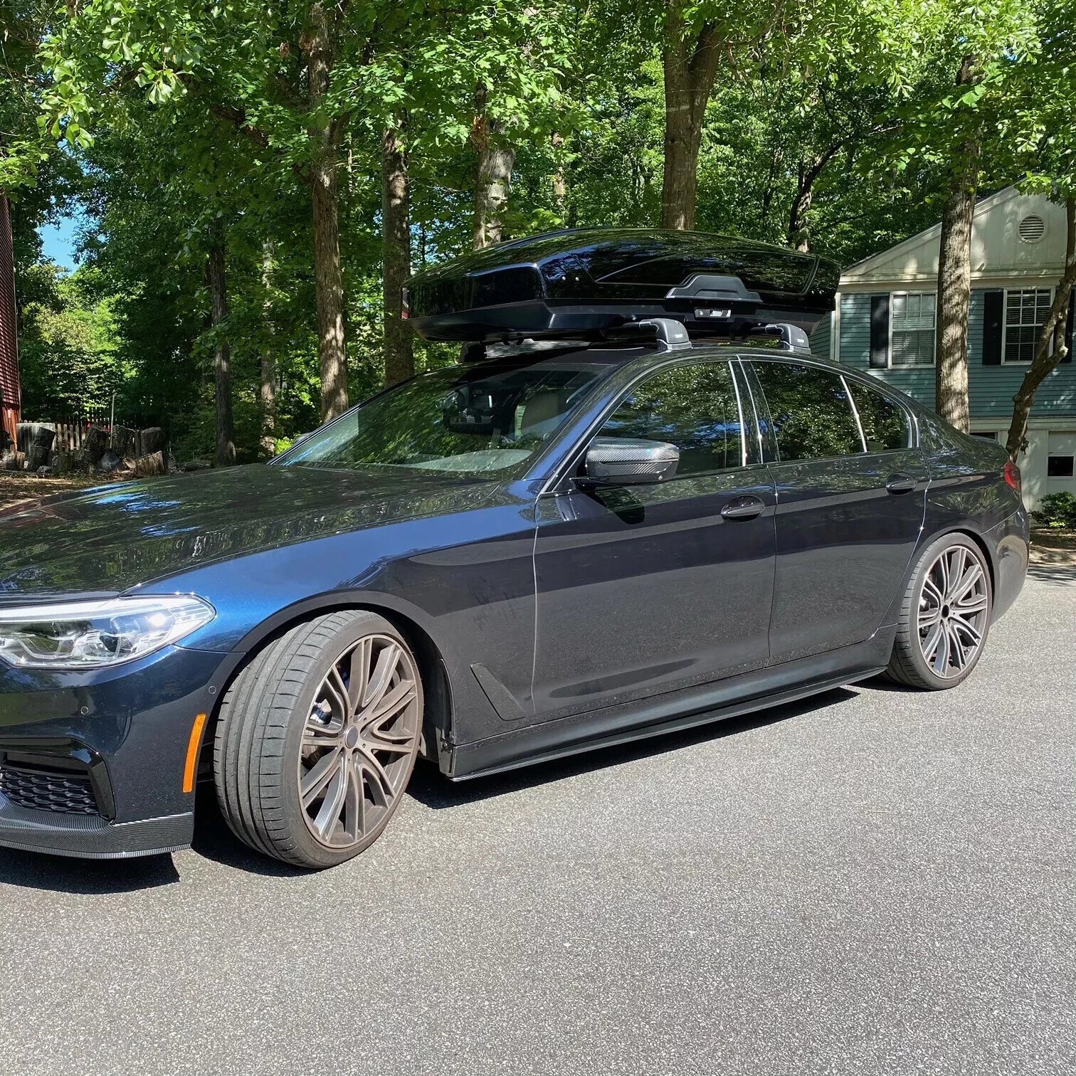 Carbon Fiber Side Skirts for BMW 5 Series G30 G31 F90 M5 (2017–Present)