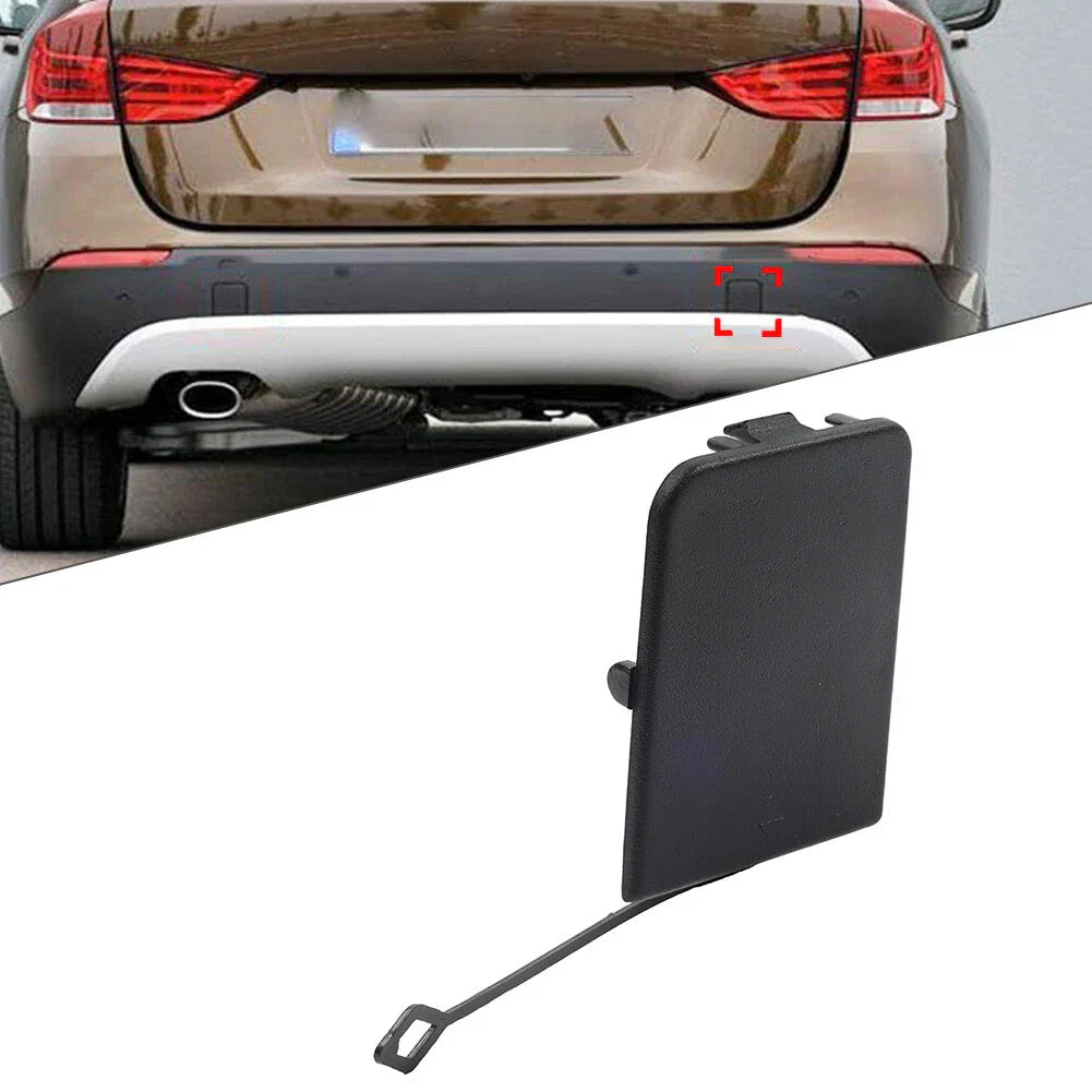 Rear Right Tow Hook Cover for BMW X1 E84 (2013-2015) Black