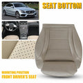 Driver Side Bottom Tan Leather Seat Cover for Mercedes Benz C300 (2015–2021)