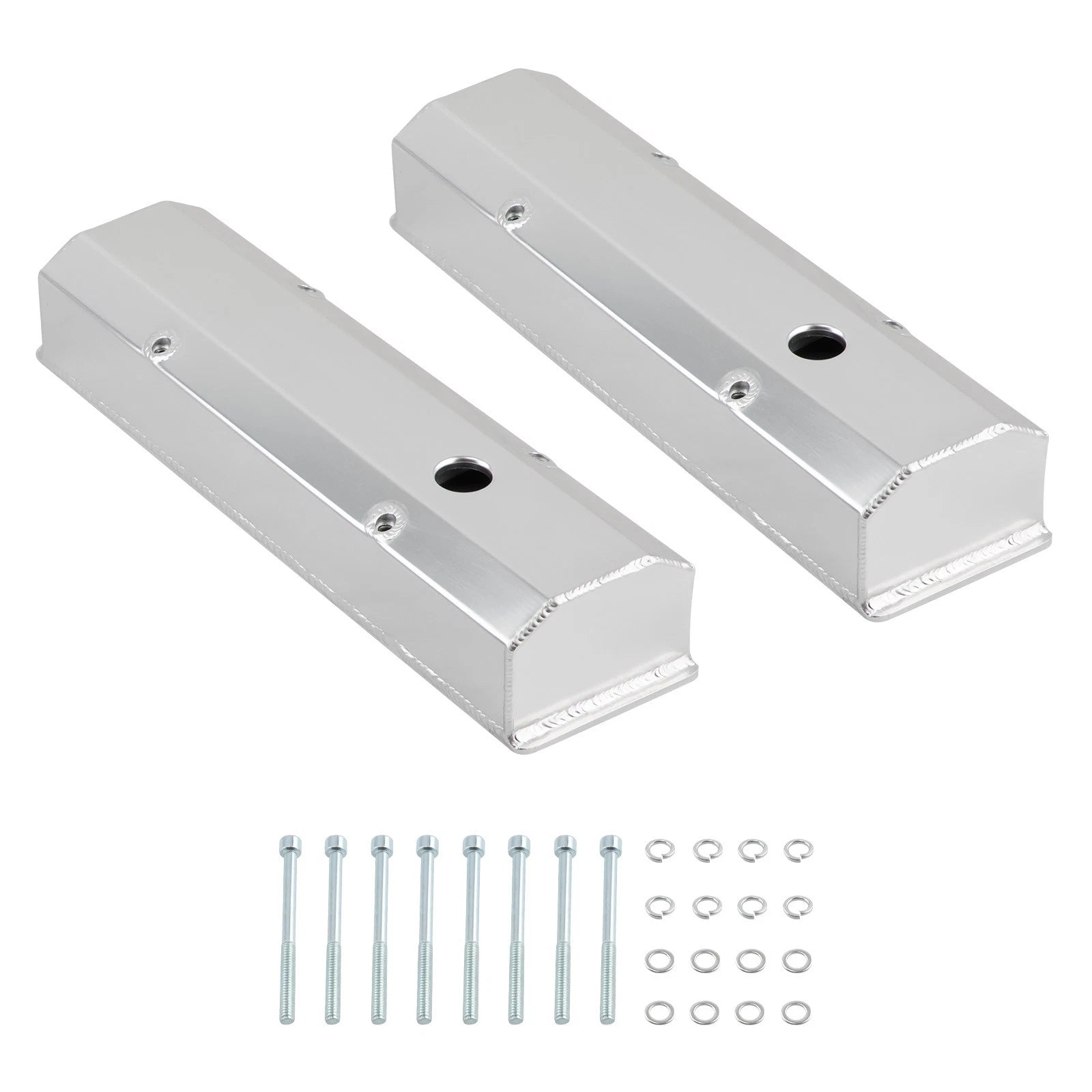Valve Cover Kit for Chevy 283/350/302/327/305 (1958–1986) Aluminum