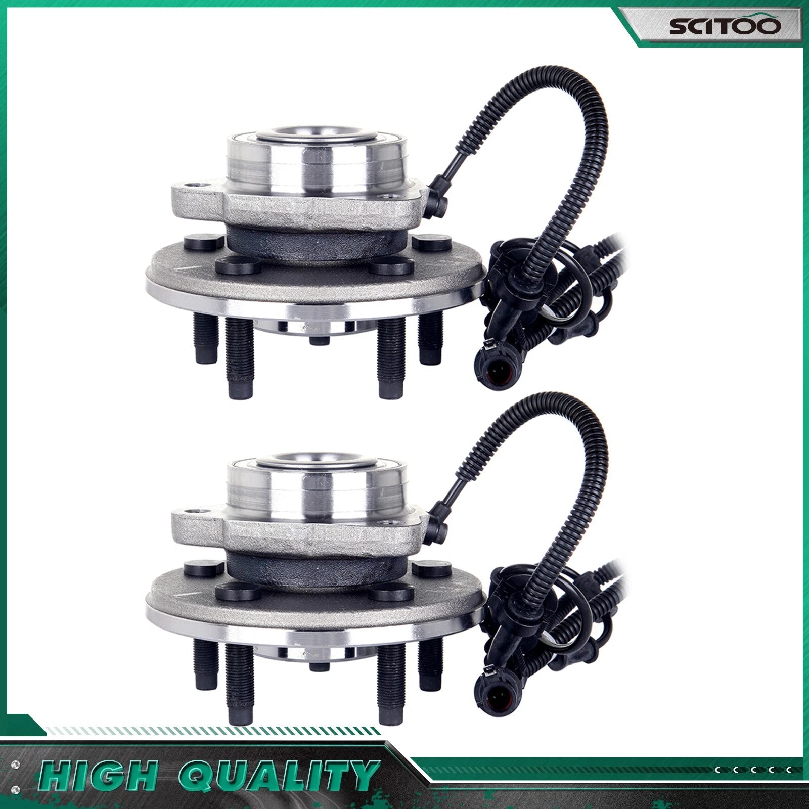 Pair Front Wheel Bearing Hub Assembly for Ford Explorer (2002–2005) 515050