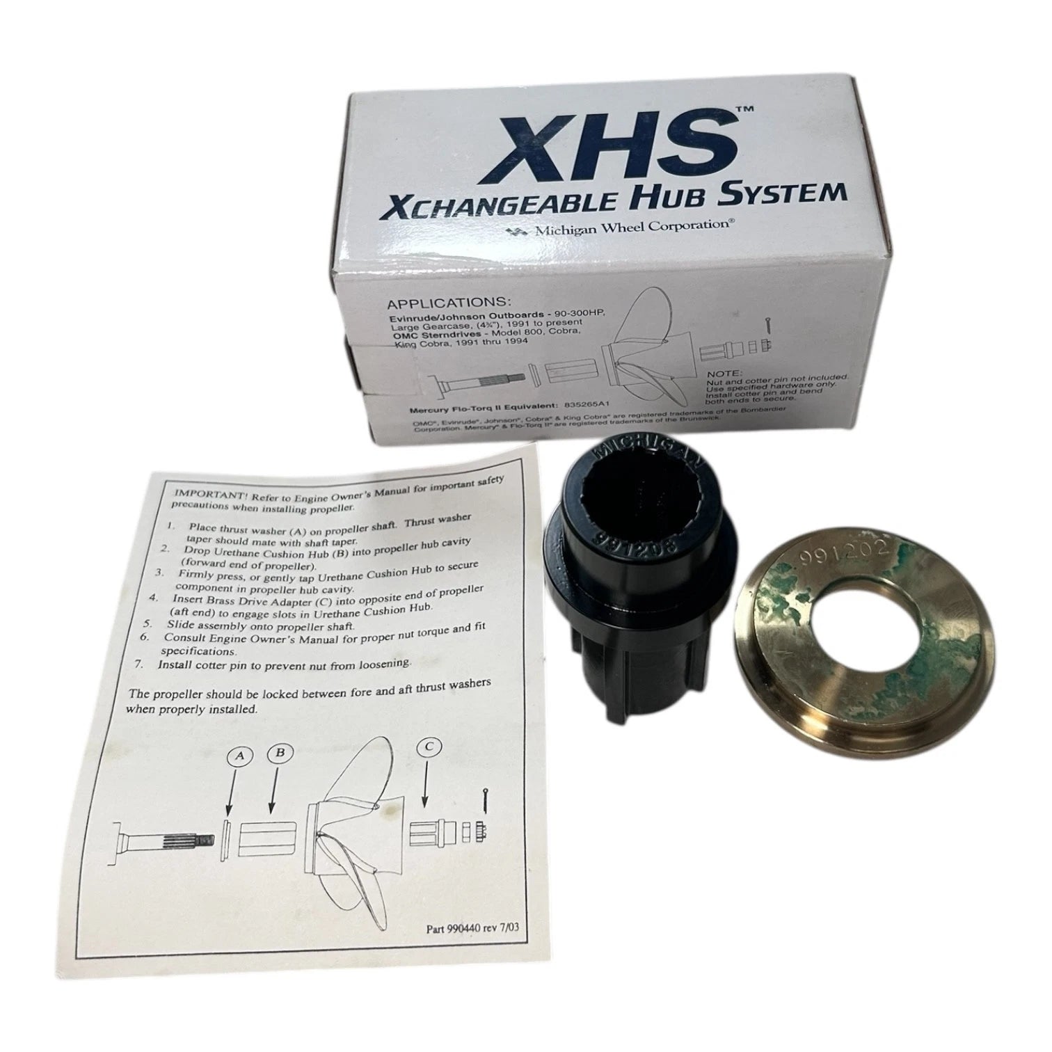 Bushing Set for Michigan Wheel XHS Hub Systems (No Cushion Hub)