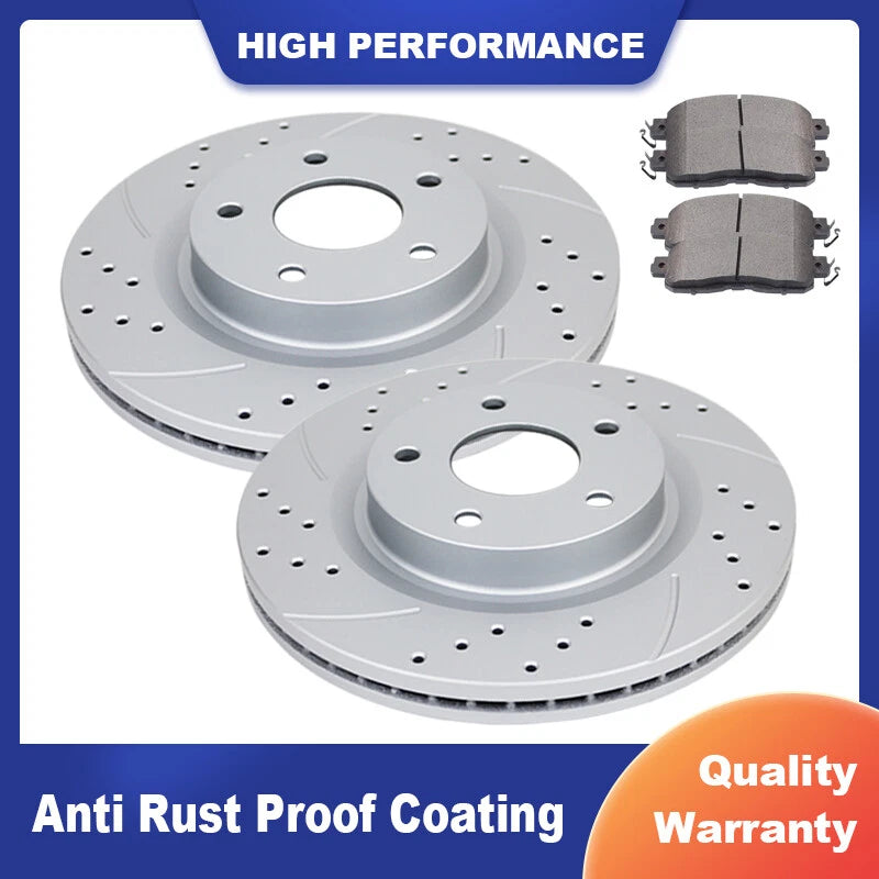 Front Drill Brake Rotors & Pads for Nissan Altima (2013–2017)