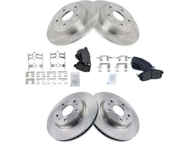 Front and Rear Brake Pad and Rotor Kit for Suzuki SX4 (2007–2013) GC218WY