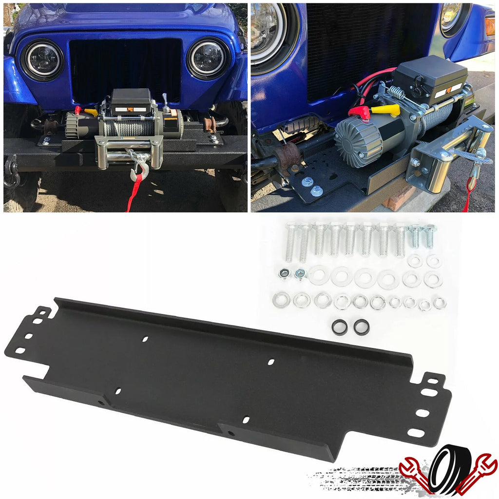 Winch Mounting Plate for Jeep Wrangler (1987–2006) - 12000 lb Capacity