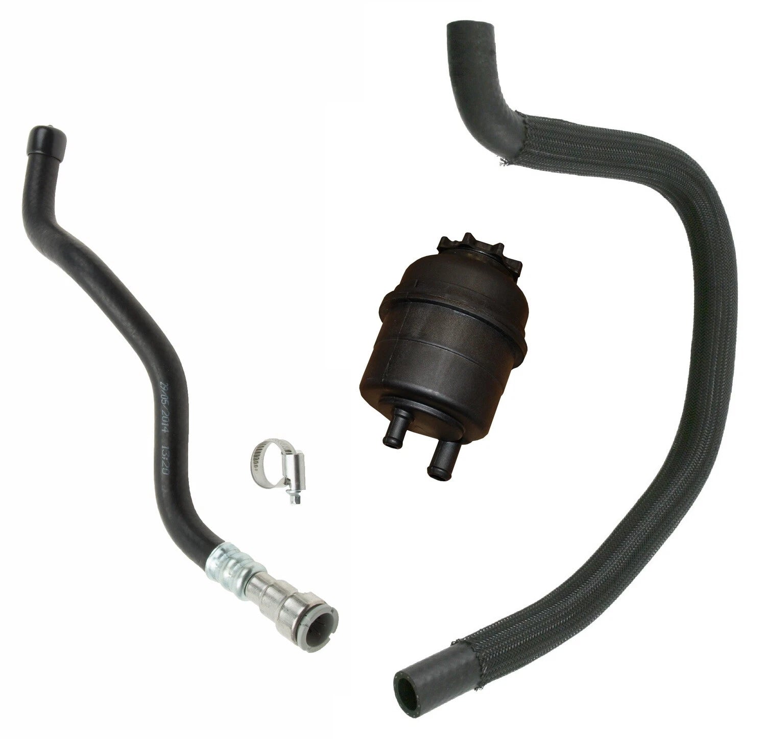 Rein Power Steering Reservoir Kit with Line & Return Hoses for BMW E46 (1998–2006)