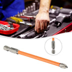 Magnetic Slotted Cross Screwdriver Bit for Electricians (65mm, 110mm)