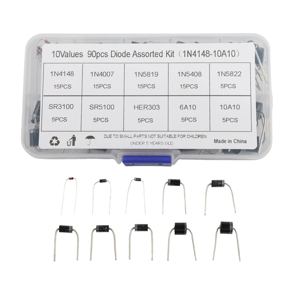 Set of 10 1N4148 Diodes for Household Equipment