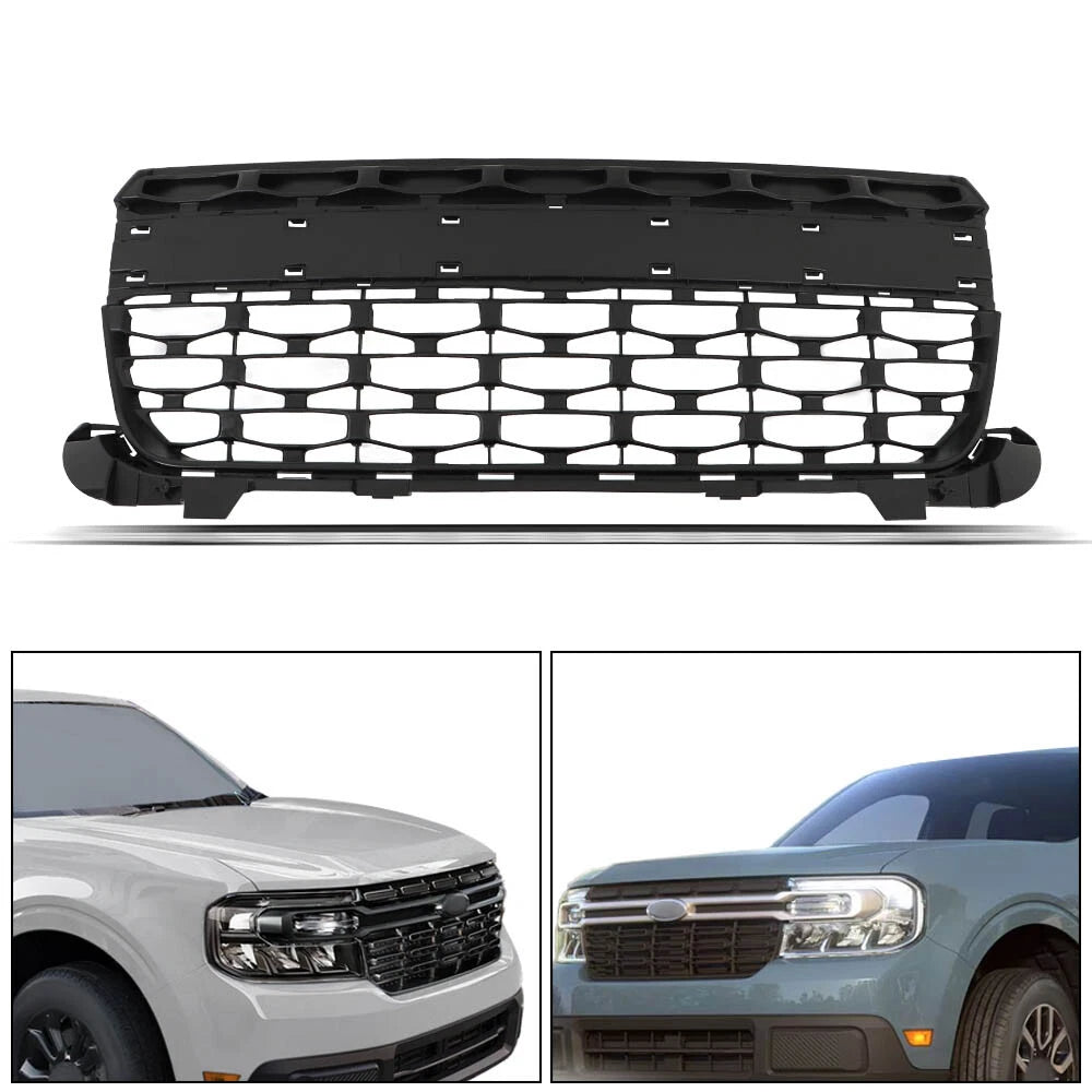 Front Grille Assembly Matte Black for Ford Maverick (2022–2023)