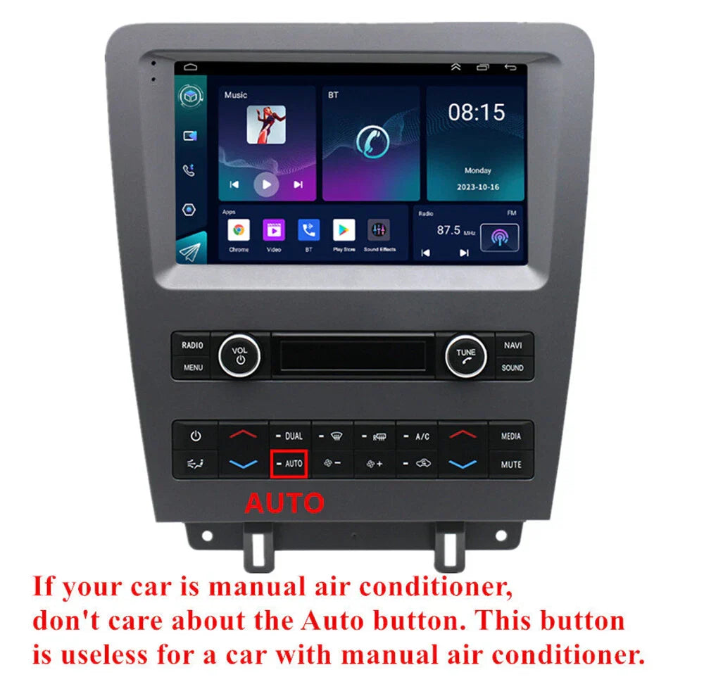 9" Android 13.0 Stereo Radio GPS for Ford Mustang (2010-2014)