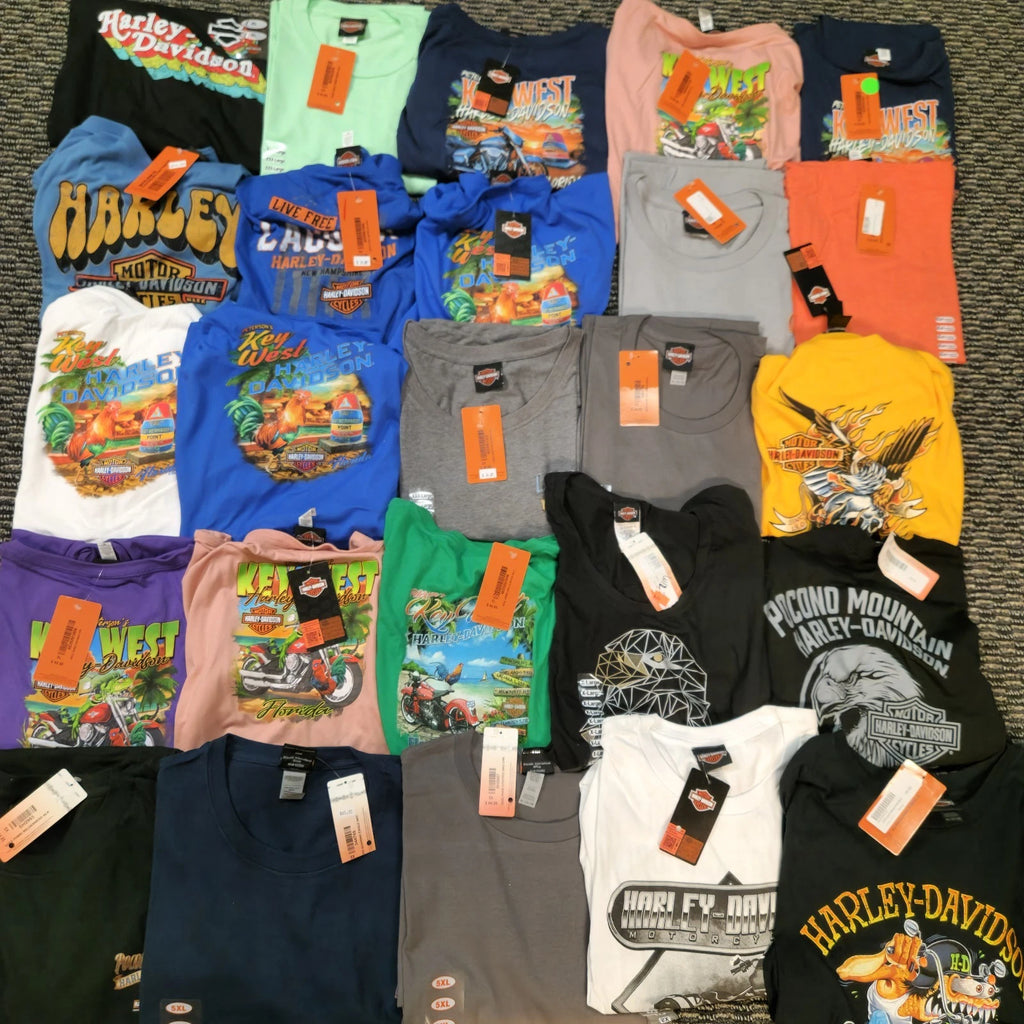 25-Pcs T-Shirts for Harley-Davidson (3XL-5XL)