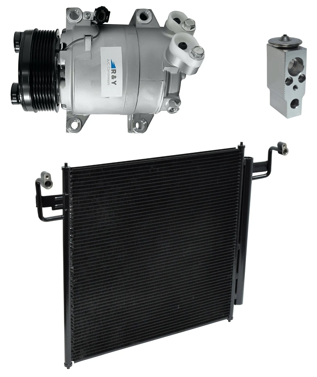 A C Compressor Kit With Condenser for Nissan Armada 5.6L (2011–2012)